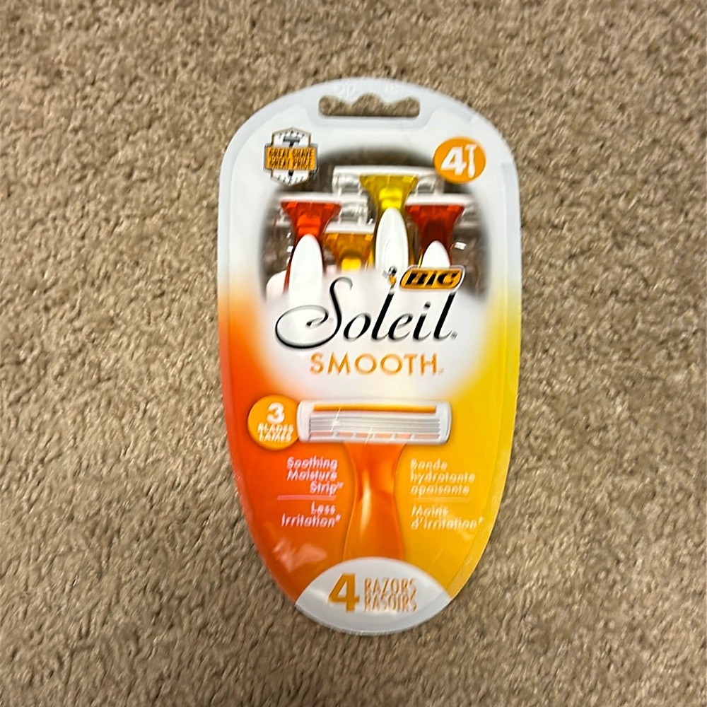 *4 for $15* Bic Soleil Disposable Razors